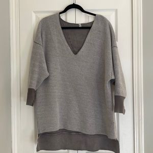 Free People tunic sweatshirt